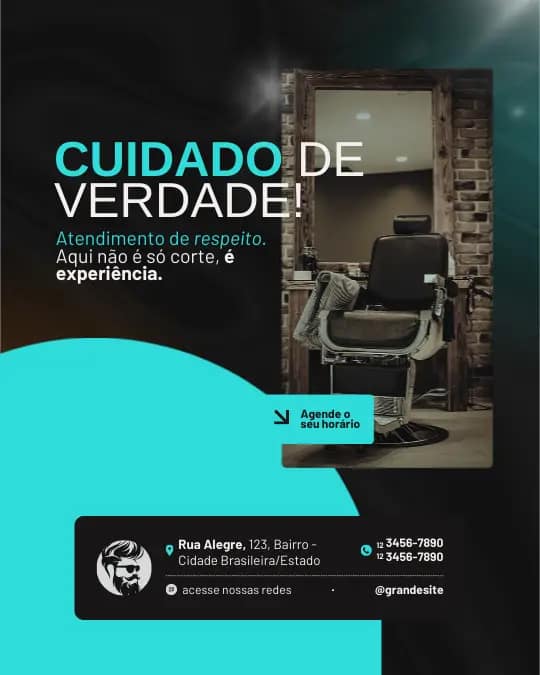 Artes para Cabeleireira barbeiro 24