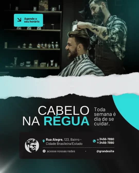 Artes para Cabeleireira barbeiro 25