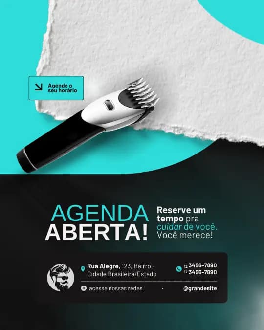 Artes para Cabeleireira barbeiro 26